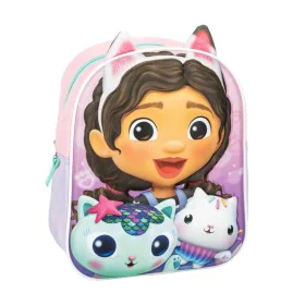 School Bag Gabby's Dollhouse Pink 22 x 28 x 10 cm by Gabby's Dollhouse, Children's Backpacks - Ref: S0740171, Price: 9,56 €, ...