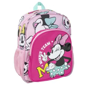 School Bag Minnie Mouse Fuchsia 31 x 12 x 38 cm by Minnie Mouse, Children's Backpacks - Ref: S0740191, Price: 20,97 €, Discou...