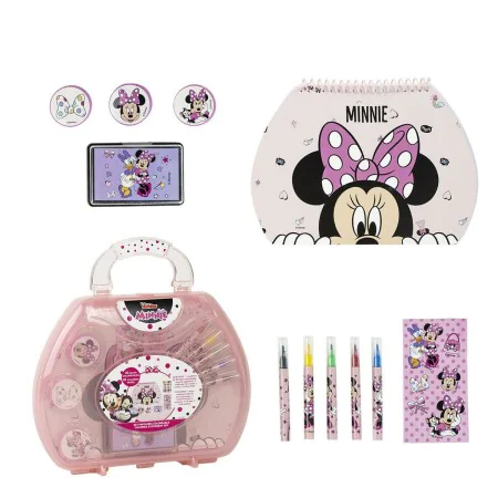 Ensemble de Papeterie Minnie Mouse Rose 11 Pièces de Minnie Mouse, Kits de fournitures scolaires - Réf : S0740240, Prix : 10,...