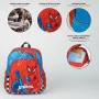 Cartable Spider-Man Rouge 40 x 37 x 30 cm de Spider-Man, Sacs à dos enfant - Réf : S0740283, Prix : 20,97 €, Remise : %