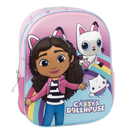 School Bag Gabby's Dollhouse Pink 8 X 32 X 26 CM by Gabby's Dollhouse, Children's Backpacks - Ref: S0740474, Price: 10,02 €, ...