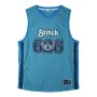 Basketball-T-Shirt Stitch Blau Unisex von Stitch, Herren - Ref: S0741270, Preis: 23,70 €, Rabatt: %