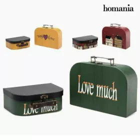 Decorative box Homania (2 pcs) Cardboard (2 Units) by Homania, Boxes - Ref: S1105938, Price: 7,89 €, Discount: %