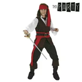 Costume for Adults Th3 Party Multicolour Pirates (4 Pieces) by Th3 Party, Adults - Ref: S1109293, Price: 17,68 €, Discount: %