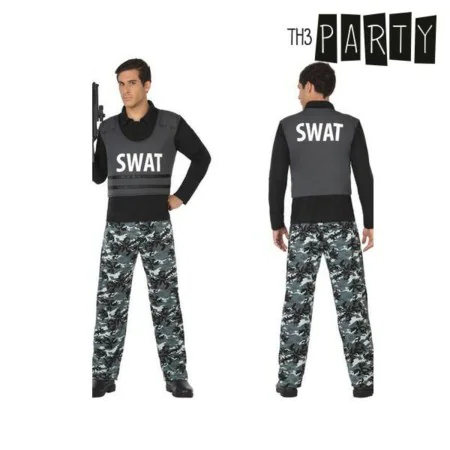 Disfraz para Adultos Policía Swat de Th3 Party, Adultos - Ref: S1110184, Precio: 18,95 €, Descuento: %