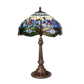 Lampe de bureau Viro Belle Epoque Bleu Zinc 60 W 40 x 60 x 40 cm de Viro, Lampes de chevet - Réf : D1603030, Prix : 281,19 €,...