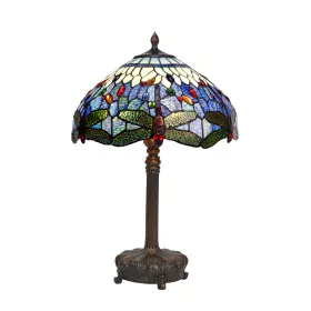 Lampe de bureau Viro Belle Epoque Bleu Blue Zinc 60 W 40 x 62 x 40 cm de Viro, Lampes de chevet - Réf : D1603031, Prix : 281,...