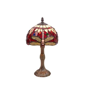 Lampe de bureau Viro Belle Rouge Bordeaux Zinc 60 W 20 x 37 x 20 cm de Viro, Lampes de chevet - Réf : D1603037, Prix : 117,26...