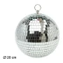 Bola de Discoteca G. ACC. DECORACION 20 CM Shine Inline Prateado anos 70 (20 cm) de Shine Inline, Disfarces com acessórios - ...