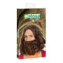 Wig with beard C/C. PELUCA 43624 Brown Wizard King by BigBuy Carnival, Wigs and hairpieces - Ref: S1116187, Price: 6,85 €, Di...