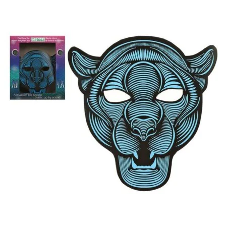 Mask LED Panther by BigBuy Carnival, Masks - Ref: S1120093, Price: 18,13 €, Discount: %