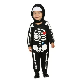 Costume for Babies Black Skeleton 24 Months by BigBuy Carnival, Babies - Ref: S1120684, Price: 11,25 €, Discount: %