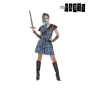 Costume for Adults Blue Scottish Woman 4 pcs by BigBuy Carnival, Adults - Ref: S1121616, Price: 16,76 €, Discount: %