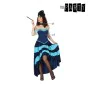 Costume for Adults Blue (2 pcs) Cabaret Dancer by BigBuy Carnival, Adults - Ref: S1121651, Price: 17,11 €, Discount: %