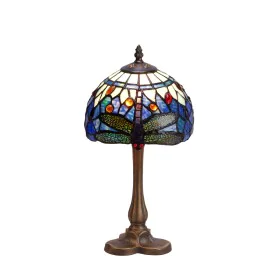 Lampe de bureau Viro Belle Epoque Bleu Zinc 60 W 20 x 37 x 20 cm de Viro, Lampes de chevet - Réf : D1603041, Prix : 117,26 €,...