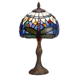 Lampada da tavolo Viro Belle Epoque Azzurro Zinco 60 W 20 x 37 x 20 cm di Viro, Lampade da tavolo e abat-jour - Rif: D1603042...