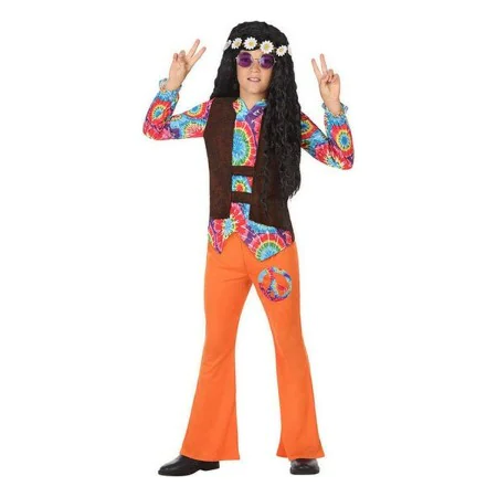 Costume for Children Hippie Orange (2 Pcs) by BigBuy Carnival, Kids & Toddlers - Ref: S1121701, Price: 9,96 €, Discount: %