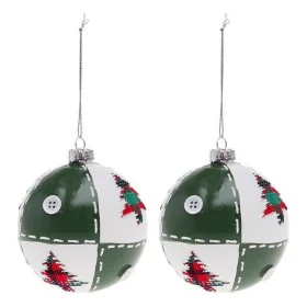 Boules de Noël (2 pcs) 111301 de BigBuy Christmas, Noël - Réf : S1122451, Prix : 6,06 €, Remise : %