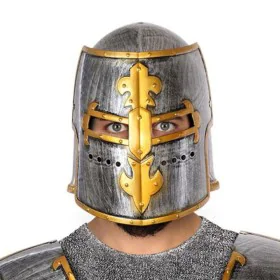 Capacete Medieval Prateado Romano de BigBuy Carnival, Disfarces com acessórios - Ref: S1122483, Preço: 6,70 €, Desconto: %