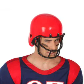 Helmet Rugby 49315 Red by BigBuy Carnival, Sets & Kits - Ref: S1122489, Price: 9,30 €, Discount: %