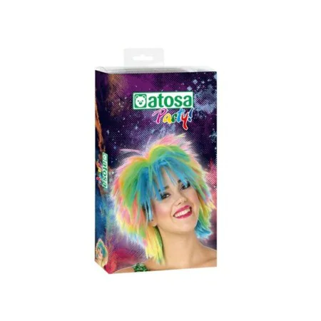 Peluca Multicolor de BigBuy Carnival, Pelucas y postizos - Ref: S1123102, Precio: 6,81 €, Descuento: %