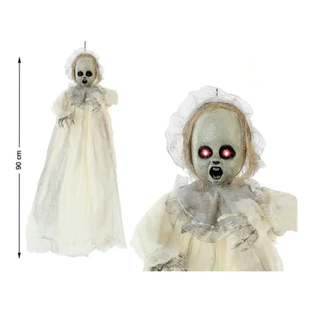 Festone a forma di Fantasma 90 cm (90 cm) di BigBuy Carnival, Decorazioni per Halloween - Rif: S1123201, Prezzo: 14,80 €, Sco...