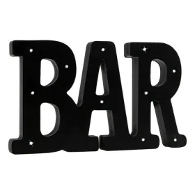 Décoration murale Bar Noir 36 x 2 x 21 cm de BigBuy Home, Objets de décoration - Réf : S1123293, Prix : 9,83 €, Remise : %