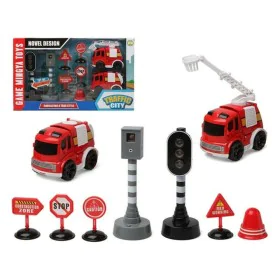 Fire Engine Traffic City 112840 (9 pcs) by BigBuy Fun, Lorries - Ref: S1123309, Price: 10,73 €, Discount: %