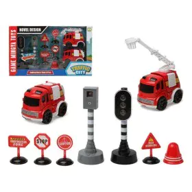 Fire Engine Traffic City 112840 (9 pcs) by BigBuy Fun, Lorries - Ref: S1123309, Price: 9,66 €, Discount: %