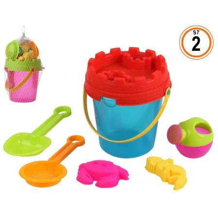 Beach Bucket Multicolour 29 x 18 cm by BigBuy Kids, Sandpit and beach toys - Ref: S1124890, Price: 6,38 €, Discount: %