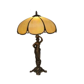 Lampada da tavolo Viro Virginia Beige Zinco 60 W 30 x 50 x 30 cm di Viro, Lampade da tavolo e abat-jour - Rif: D1603066, Prez...