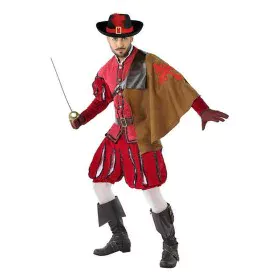 Costume for Adults 113817 Red (3 pcs) Male Musketeer by BigBuy Carnival, Adults - Ref: S1125175, Price: 29,89 €, Discount: %