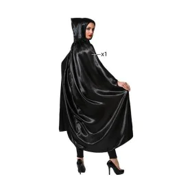 Cape Noir Avec capuche de BigBuy Carnival, Capes et ailes - Réf : S1126534, Prix : 6,86 €, Remise : %