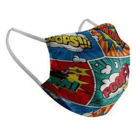 Hygienic Reusable Fabric Mask comic by BigBuy Wellness, Disposables - Ref: S1127605, Price: 8,32 €, Discount: %