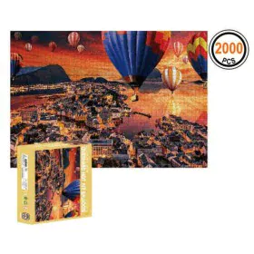 Puzzle Hot Air Balloon 2000 pcs de BigBuy Kids, Puzzles classiques - Réf : S1127895, Prix : 9,86 €, Remise : %