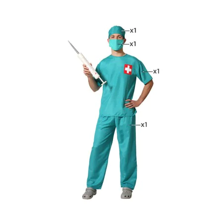 Costume for Adults Doctor Multicolour by BigBuy Carnival, Adults - Ref: S1128236, Price: 10,78 €, Discount: %