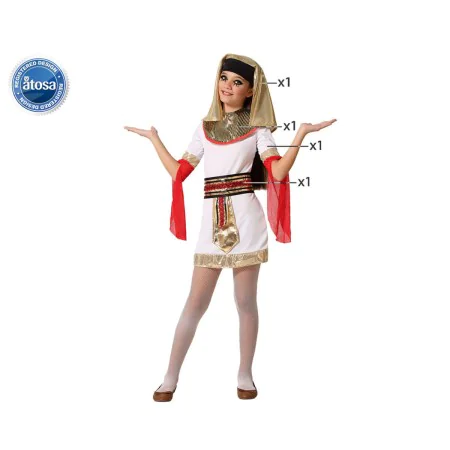 Costume for Children White Egyptian Woman by BigBuy Carnival, Kids & Toddlers - Ref: S1128251, Price: 13,48 €, Discount: %