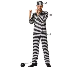 Déguisement pour Adultes Prisoner Multicouleur Prisonnier de BigBuy Carnival, Adultes - Réf : S1128473, Prix : 11,53 €, Remis...