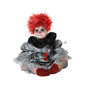 Déguisement pour Bébés Gris Clown Sanglant 6-12 Mois (2 Pièces) de BigBuy Carnival, Bébés - Réf : S1128768, Prix : 11,56 €, R...