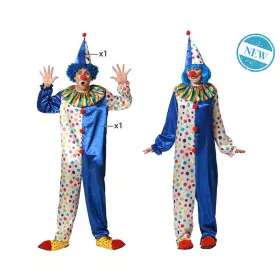 Disfraz para Adultos M/L Payaso Azul de BigBuy Carnival, Adultos - Ref: S1128898, Precio: 15,92 €, Descuento: %