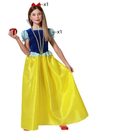 Costume for Children Snow White 7-9 Years (2 Pieces) by BigBuy Carnival, Kids & Toddlers - Ref: S1128937, Price: 15,66 €, Dis...