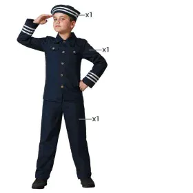 Costume for Children Sailor 5-6 Years by BigBuy Carnival, Kids & Toddlers - Ref: S1129142, Price: 13,09 €, Discount: %