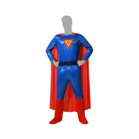 Costume for Adults Blue Comic Hero by BigBuy Carnival, Adults - Ref: S1129460, Price: 21,15 €, Discount: %