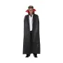 Cloak Black Multicolour One size Vampire by BigBuy Carnival, Capes and wings - Ref: S1130212, Price: 4,78 €, Discount: %