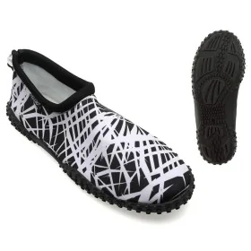 Slippers Lines White/Black by BigBuy Kids, Diving Socks - Ref: S1132408, Price: 6,57 €, Discount: %