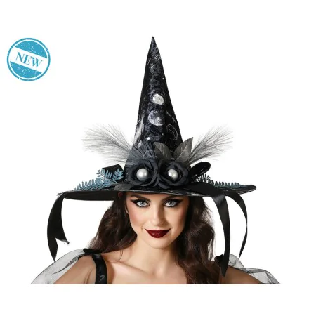 Chapeau Noir Sorcière Adultes de BigBuy Carnival, Chapeaux de chasse - Réf : S1132958, Prix : 8,83 €, Remise : %