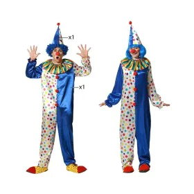 Costume for Adults Blue Male Clown by BigBuy Carnival, Adults - Ref: S1132985, Price: 15,92 €, Discount: %