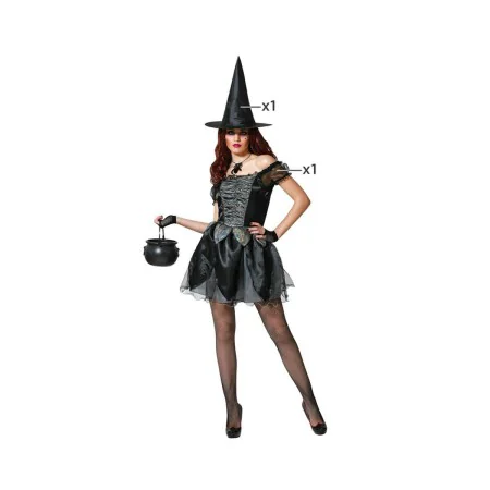 Costume per Adulti Nero Strega di BigBuy Carnival, Adulti - Rif: S1132993, Prezzo: 15,61 €, Sconto: %