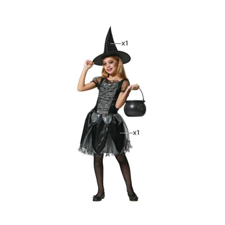 Déguisement pour Enfants Noir Sorcière de BigBuy Carnival, Enfants - Réf : S1132995, Prix : 11,50 €, Remise : %