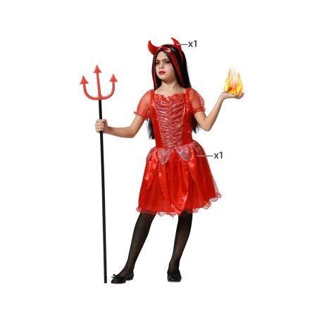 Costume for Children Red Female Demon Male Demon by BigBuy Carnival, Kids & Toddlers - Ref: S1132999, Price: 10,83 €, Discoun...